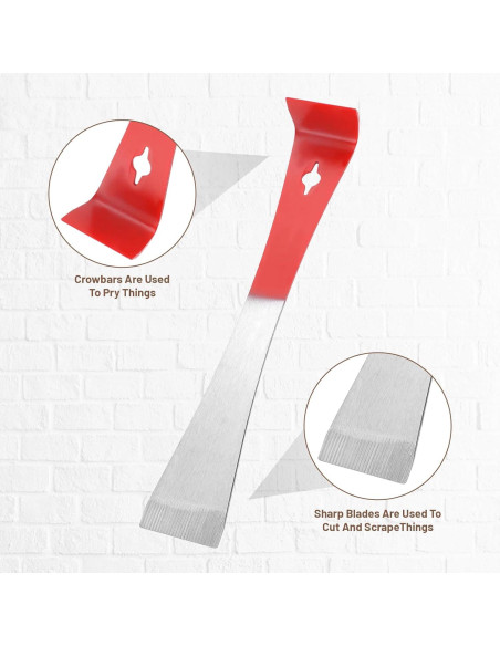 Juego de 3 Palancas de Acero Inoxidable para Apicultura