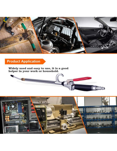 Pistola de Aire JASTIND Extensible 66 cm con Mango Antideslizante