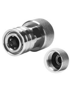 Adaptador de Manguera de Jardín VIPRUSH 3/4" GHT a 1/4" Rápido