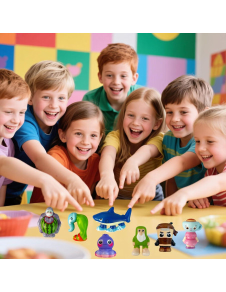 12 Juguetes Aplastables Navideños BQBVGZQ para Niños