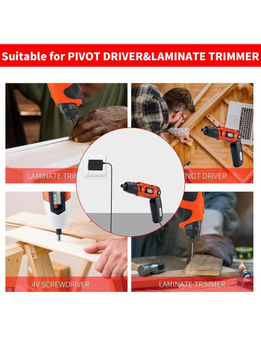 Cargador MEROM para Black & Decker LI3100 9V Reemplazo