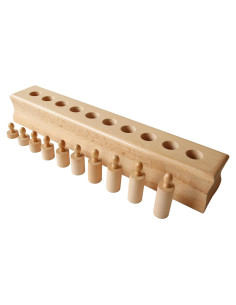 Bloque Cilíndrico Montessori MONTESSORI OUTLET 46.5x7.5cm