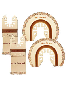 4 Cuchillas de Sierra de Carburo MiraShine para Lechada