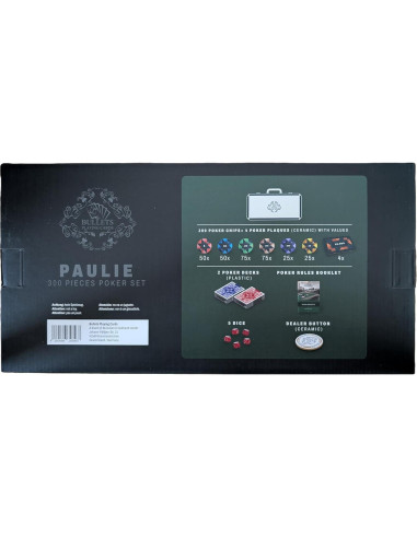 Set de Poker Bullets con 300 Fichas de Cerámica y Estuche