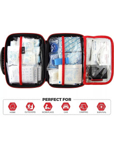 Botiquín de Primeros Auxilios ISOP 220 Piezas Compacto Impermeable 2