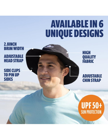 Bundle Ducha Portátil 8L y Sombrero Cubo Sun Ninja UPF 50+