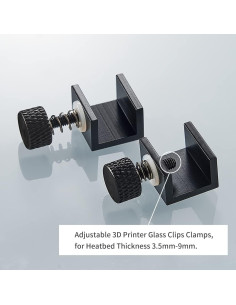 Clips de Cama de Vidrio 5Aplusreprap para Impresora 3D 7mm 2