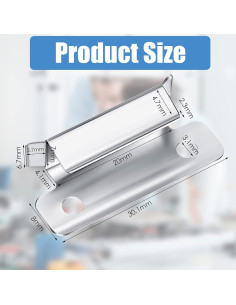 Clips de Cama Abrazadera Hotop 16 Pcs Acero Inoxidable 2