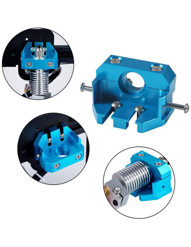 Kit Hotend E3D V6 Aluminio 1.75mm con Bloque y Disipador