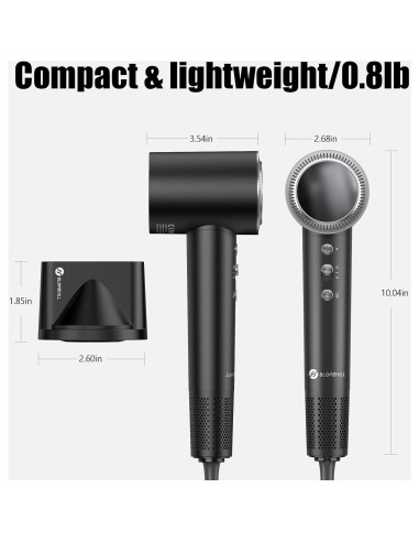Secador de Pelo Profesional Slopehill MY30 110,000 RPM 0.36kg