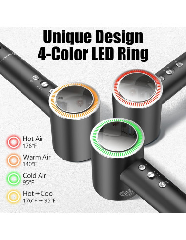 Secador de Pelo Profesional Slopehill MY30 110,000 RPM 0.36kg