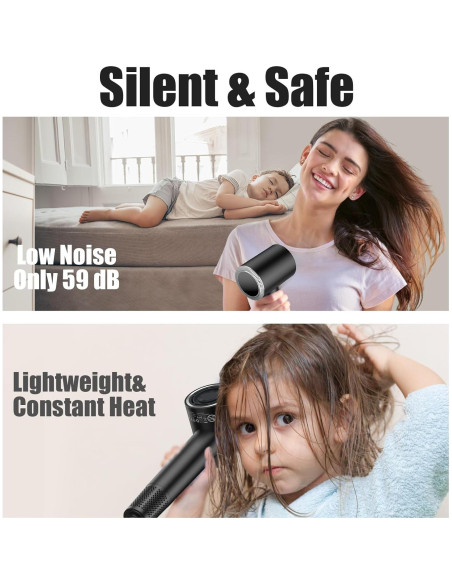 Secador de Pelo Profesional Slopehill MY30 110,000 RPM 0.36kg