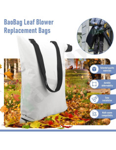 Bolsa de Soplador de Hojas Braveboy 90.85 Litros Compatible Black & Decker 2