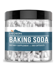 Cápsulas de Bicarbonato de Sodio Earthborn Elements 200 Unidades