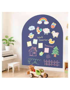 Calcomanía Magnética de Pared OMKSIH 101.6x81.3 cm Azul