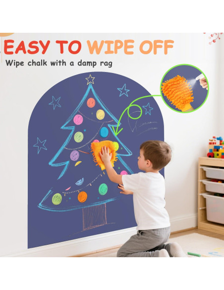 Calcomanía Magnética de Pared OMKSIH 101.6x81.3 cm Azul