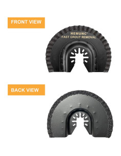 Cuchillas de Eliminación de Lechada HEMUNC 3pcs 3.175mm 2