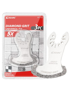 Cuchillas Oscilantes EZARC Paquete de 3 para Corte de Mortero