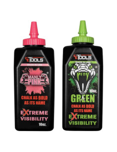 Combo Tiza de Marcado CE TOOLS 10oz Rosa y Verde Hidrofóbica