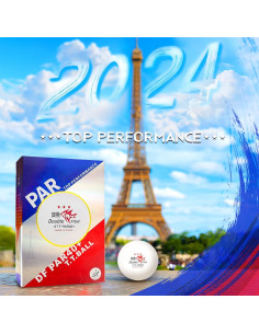 Bolas de Tenis de Mesa 3 Estrellas DOUBLE FISH 40mm - 6 Pcs 2