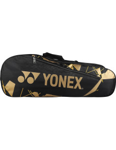Bolsa de Bádminton YONEX 23015 Negra y Dorada - 3 Compartimentos 2