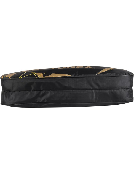 Bolsa de Bádminton YONEX 23015 Negra y Dorada - 3 Compartimentos