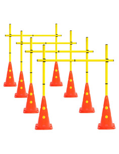 Conjunto de Conos y Barreras de Agilidad ASENVER XLZZTZ