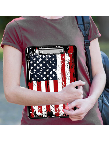 Clipboard AIRWEE A4 con almacenamiento y soporte para bolígrafo