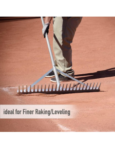 Rastrillo de Paisaje Colwelt 24 Púas Aluminio 60.96 cm 2