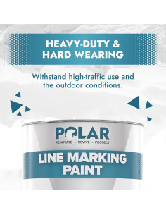 Pintura de Marcado de Línea Polar Blanca 0.98 L - Resistente 2