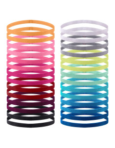 Diademas Elásticas Antideslizantes Duufin 28 Piezas 14 Colores
