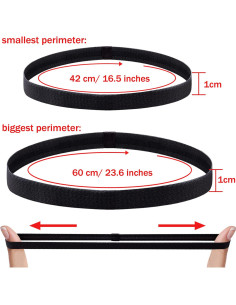 Diademas Elásticas Antideslizantes Duufin 28 Piezas 14 Colores 2