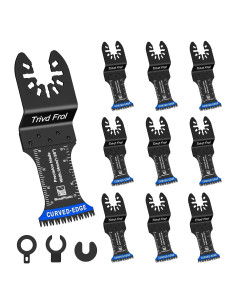 10 Piezas Hojas Oscilantes TrivdPro Dientes Japoneses 34mm
