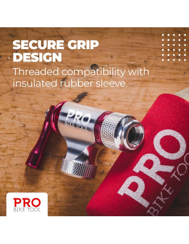 Inflador de CO2 Pro Bike Tool - Compatible con Presta y Schrader