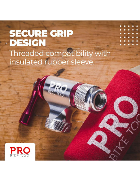 Inflador de CO2 Pro Bike Tool - Compatible con Presta y Schrader
