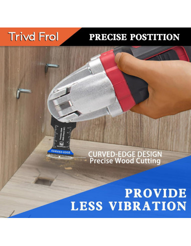 10 Piezas Hojas Oscilantes TrivdPro Dientes Japoneses 34mm