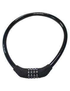 Candado de Bicicleta Sanwo SG0086BK Combinación 4 Dígitos 0.6m