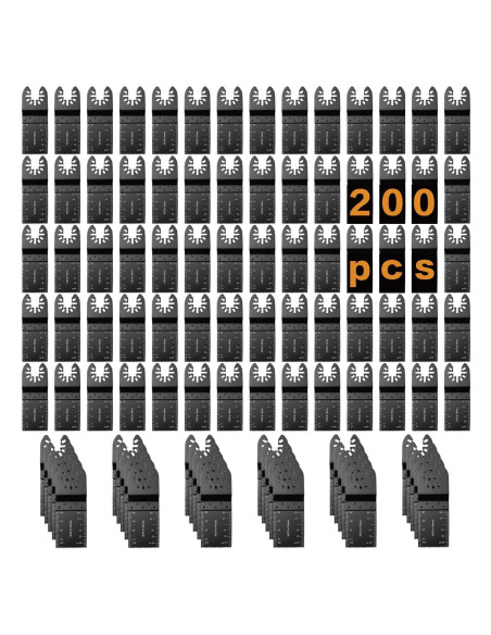 Hojas de sierra oscilante TrivdPro 200 PCS para madera y plástico