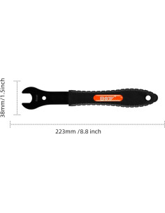 Llave de Pedal de Bicicleta Chrisphil 15mm Acero Ergonómico 2