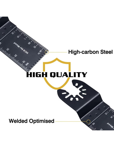 Hojas de sierra oscilante TrivdPro 200 PCS para madera y plástico