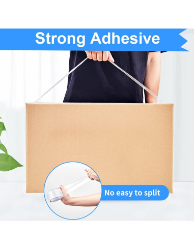 Cinta de Embalaje Transparente JARLINK 12 Rollos 55 m