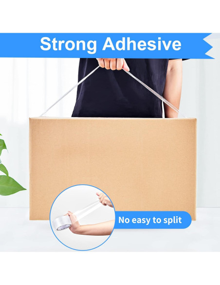 Cinta de Embalaje Transparente JARLINK 12 Rollos 55 m