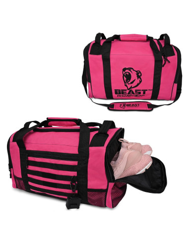 Bolsa de Deporte Beast Power Gear - Duffle Rosa/Negro 1.08kg