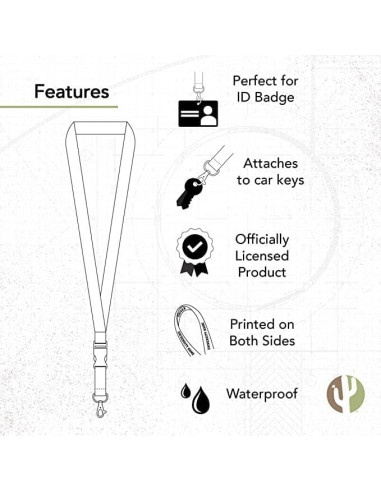 Cinta de Cuello Desert Cactus Nashville Predators 1.9 cm