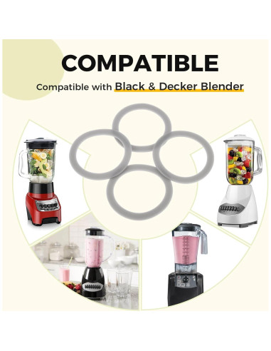 Junta de Goma Black and Decker 132812-07 para Licuadora