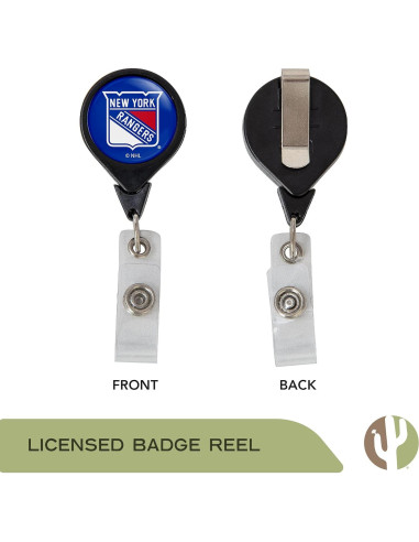 Carrete de Insignia Retráctil NHL New York Rangers - Desert Cactus