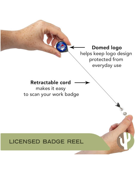 Carrete de Insignia Retráctil NHL New York Rangers - Desert Cactus