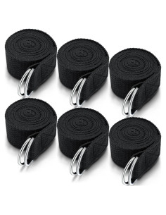 Correas de Yoga Yilloog 6 Pcs 2.44m Ajustables Antideslizantes