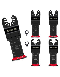 Cuchillas Oscilantes AIKENSAI 7 Piezas para Madera y Metal