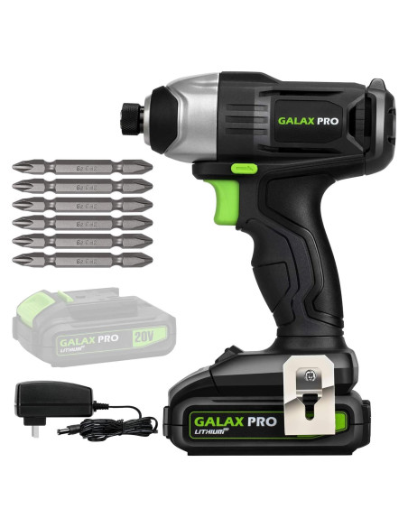 Destornillador de Impacto GALAX PRO 20V Inalámbrico 1.04kg